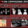 Commissions RE-OPENED