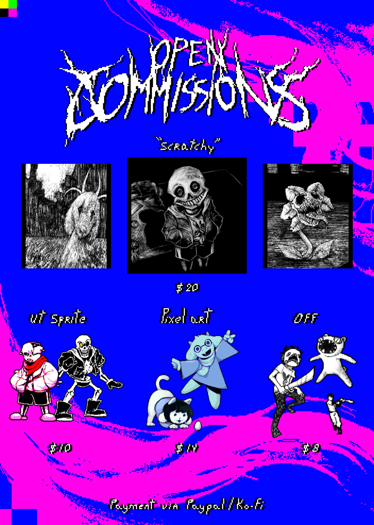 COMMISSION SHEET RE-OPENED