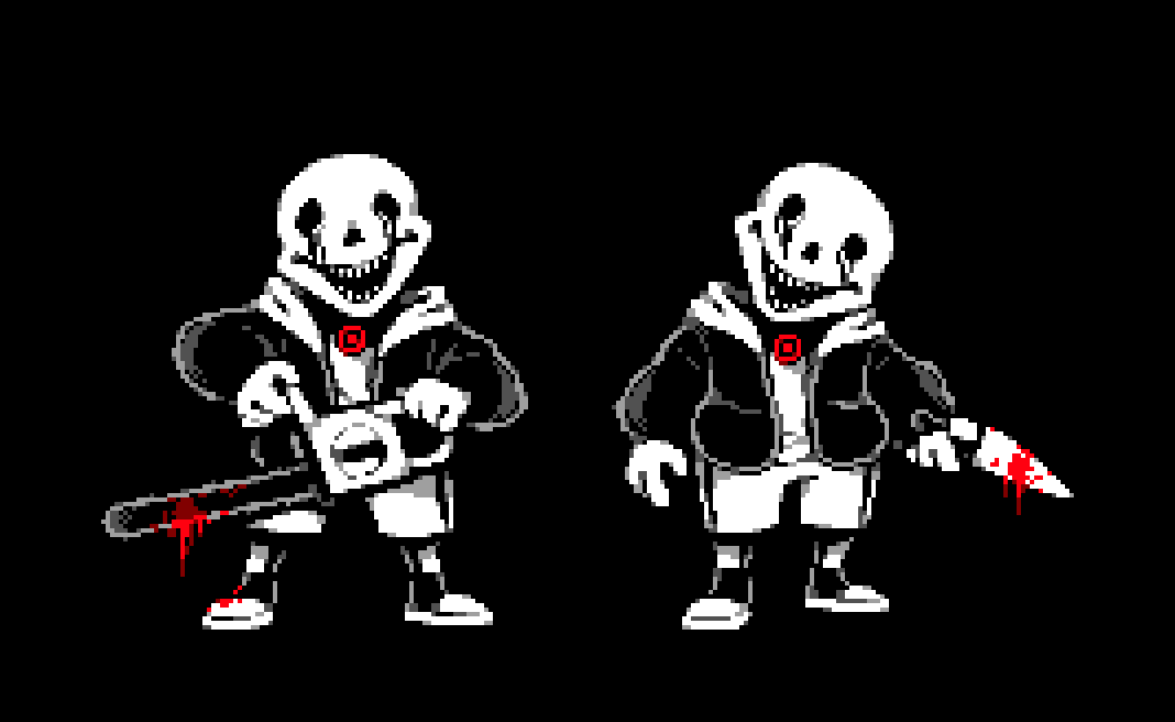 killer sans undertale sprite battle art pixel by Sharfav3in on DeviantArt