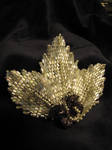 Silver leaf brooch by Yanagi-no-Yume