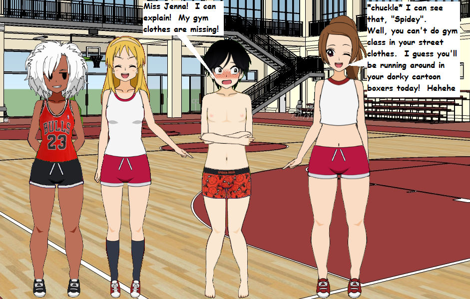 Gym Class Caper by AverageDash on DeviantArt