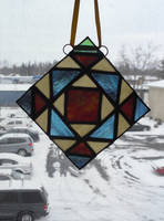 Quilted Glass Ornament