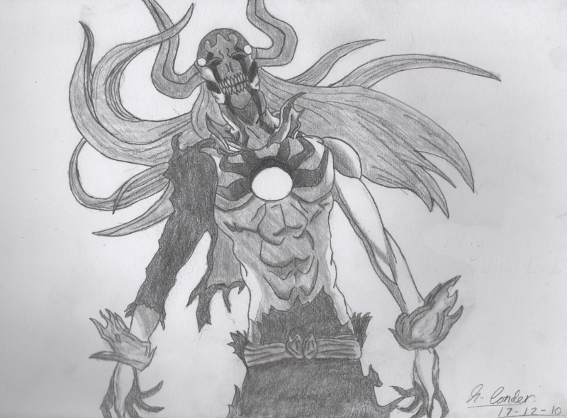 No spoiler) Vasto Lorde Ichigo! Sketch made by me, based from a photo taken  from the internet :) : r/bleach