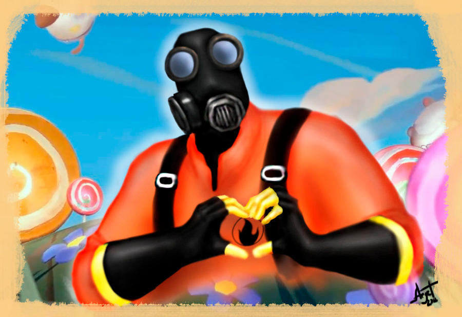 Love and Pyro by ArchGet on DeviantArt