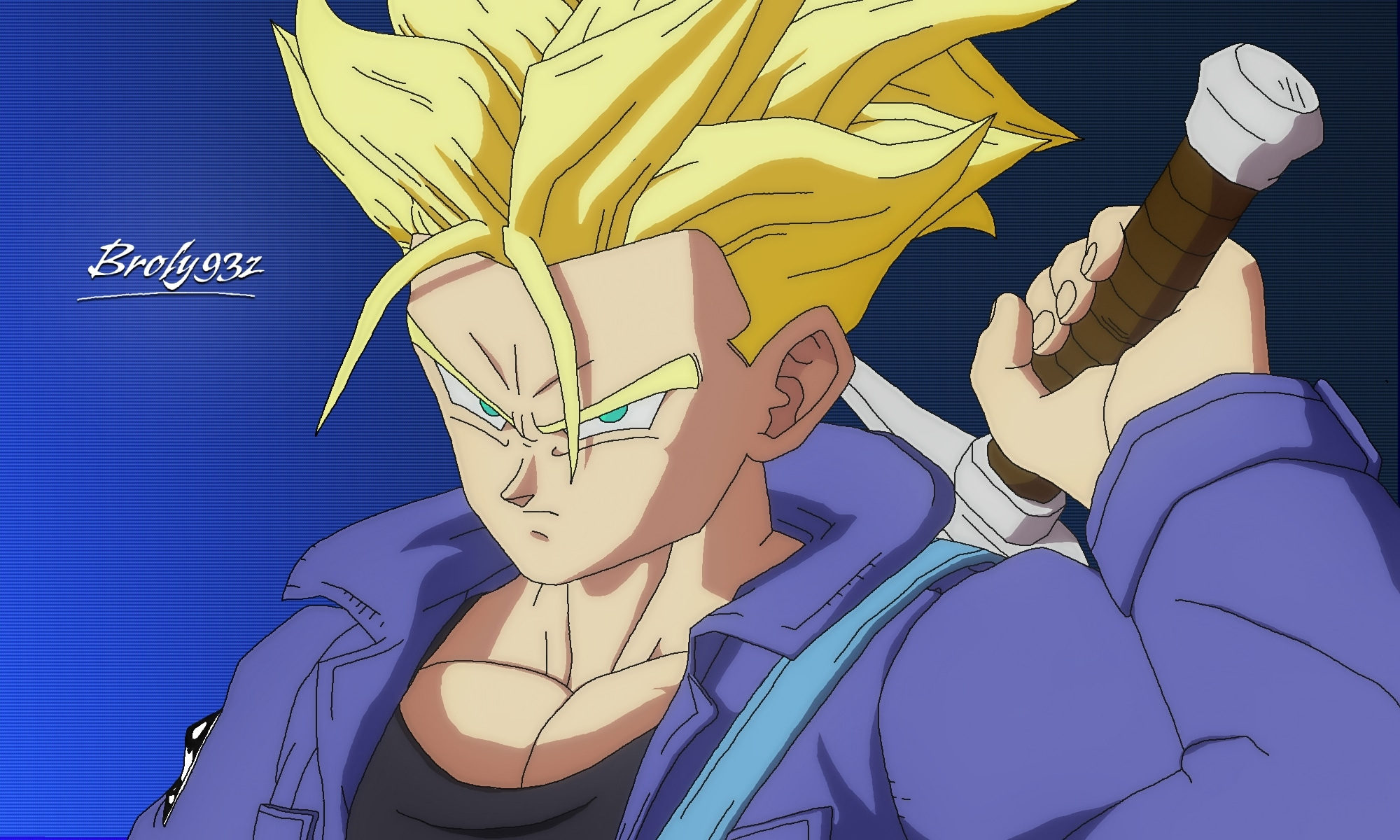 Trunks - SSJ. by Broly93z on DeviantArt