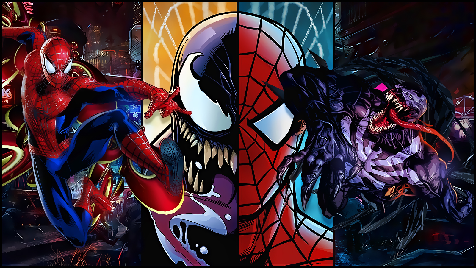 Spiderman Vs Venom WallPaper by ZoomFantasy on DeviantArt
