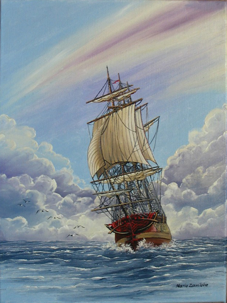 18th century sailing vessel