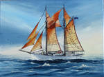 Sailing boat by worldIsee