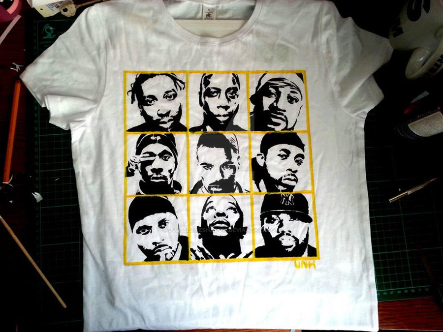T-shirt unisexe oversize avec imprimés Wu Tang Clan T-shirt unisexe oversize avec imprimés Wu Tang Clan