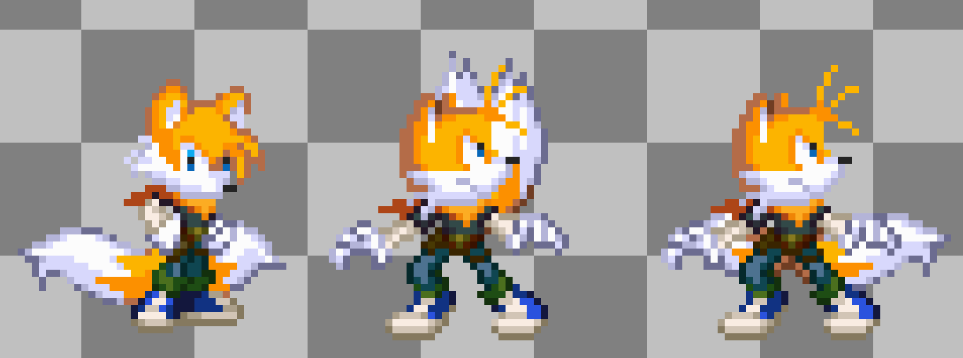 Tails Android Tails as Android 17 Sprites by xx157xx on DeviantArt