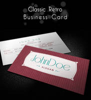 Classic Retro Business Card