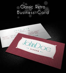 Classic Retro Business Card