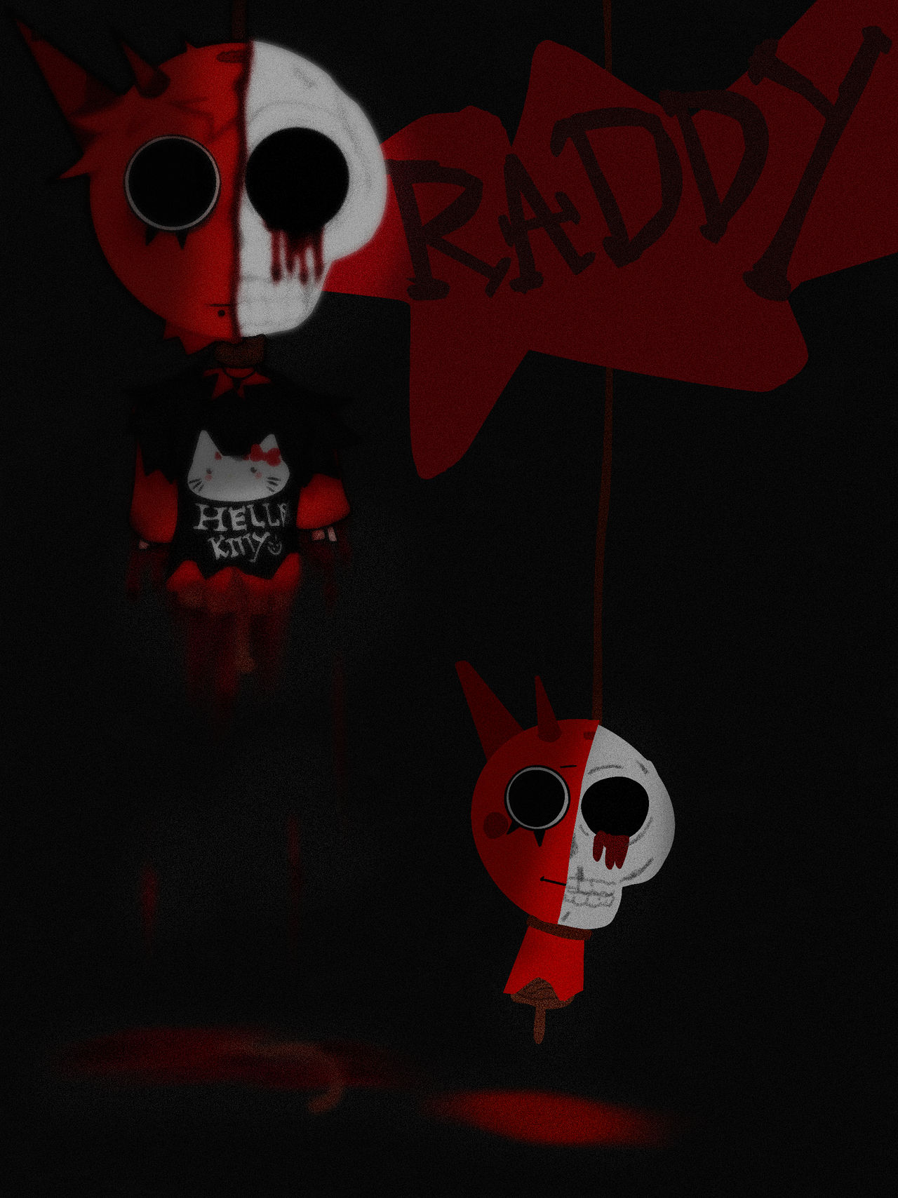 Horror Raddy Sad Raddy! But horror by Someonewashereyay on DeviantArt