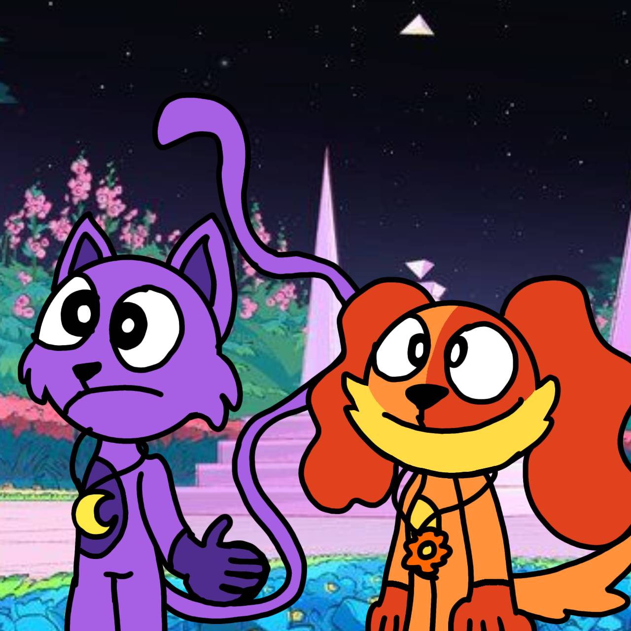 Dog Day And Catnap Garden By Yvettemac On DeviantArt dog-day-and-catnap-garden-by-yvettemac-on-deviantart