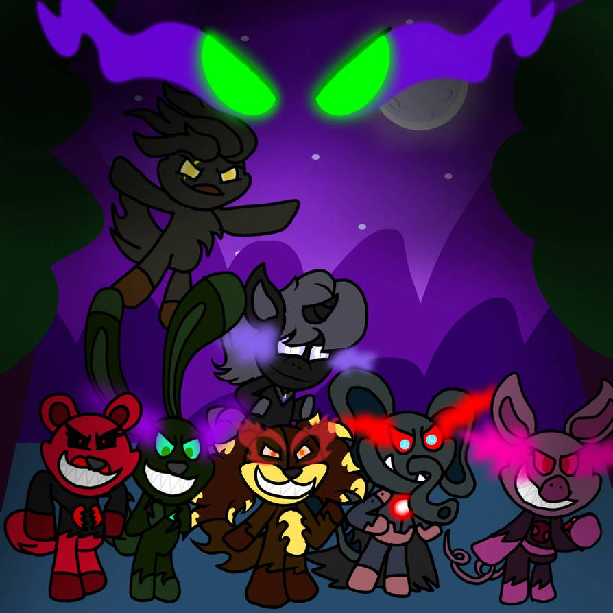 Dark Critters The evil smiling critters by Yvettemac on DeviantArt