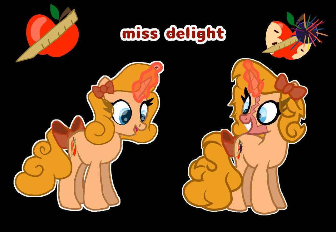 Miss delight mlp by Yvettemac on DeviantArt
