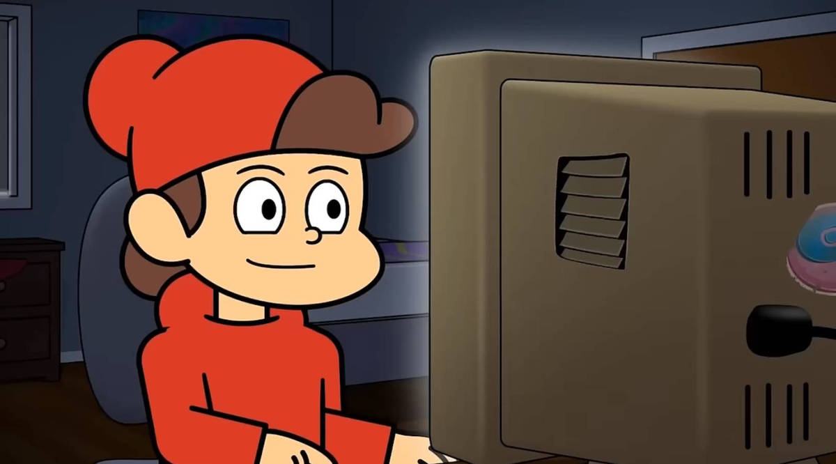 Undertale Computer Guy Player on his computer by Yvettemac on DeviantArt