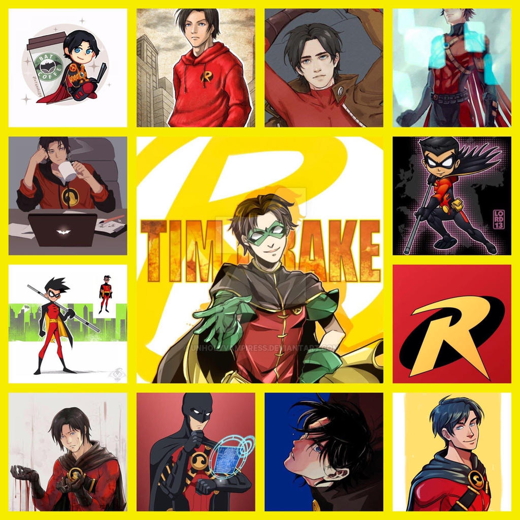 Tim Drake Over Time Tim drake by unholyvampiress on DeviantArt