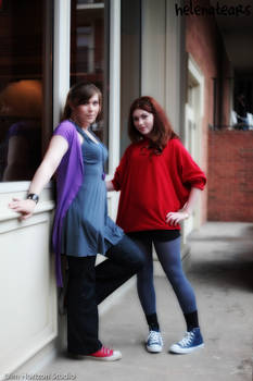 Amy Pond and Donna Noble
