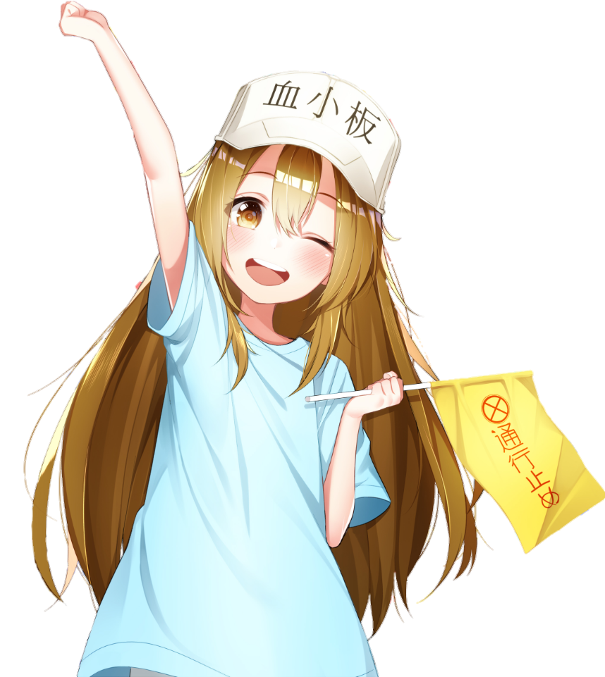 platelet (hataraku saibou) drawn by benzbt