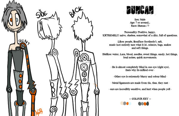 Duncan Reference by JackofNightmare on DeviantArt