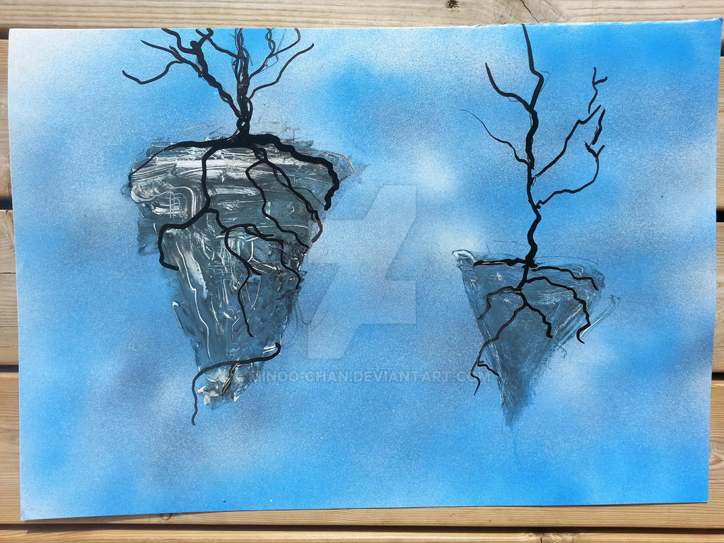Float Rocks Draw floating rocks by Minoo-chan on DeviantArt