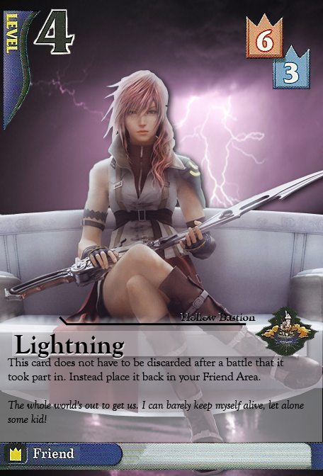 Kingdom Hearts TCG : Lightning