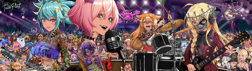 Konosuba Battle of the Bands 5120 x 1440