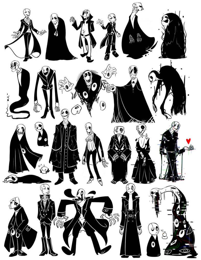 Pre Core Gaster Gaster Designs (UNDERTALE SPOILERS?) by WHATiFGirl on DeviantArt