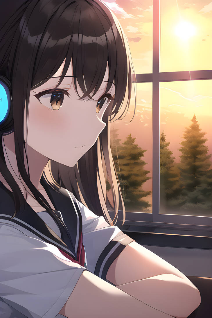 NovelAI Anime Girl at School by DarkPrncsAI on DeviantArt