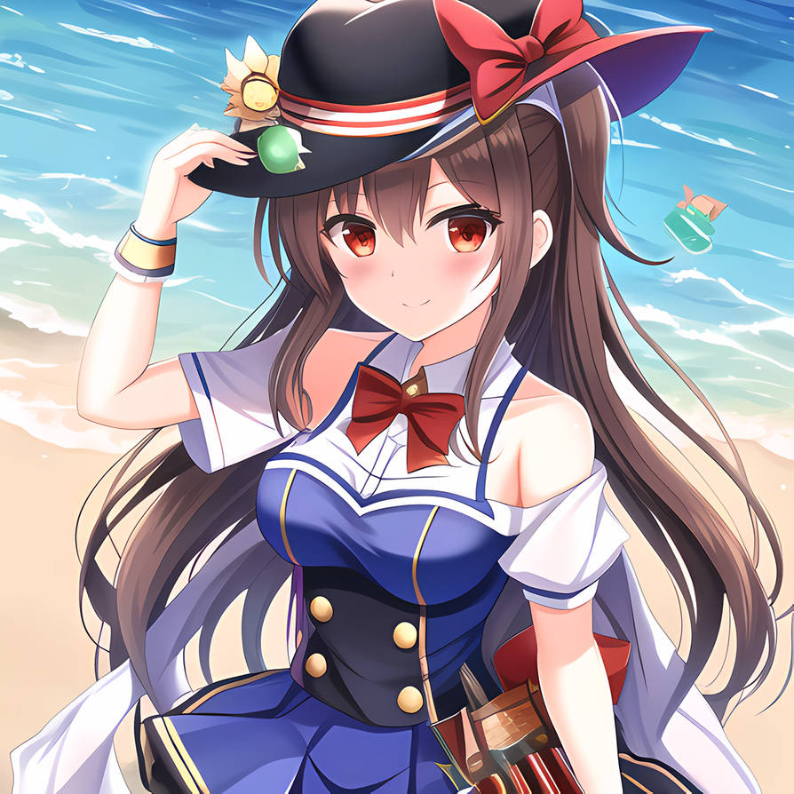 Stable Diffusion AI Anime Girl by DarkPrncsAI on DeviantArt