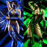 Kitana and Jade