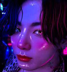 Neon Jungkook edit