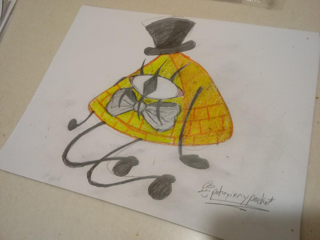 Bill Cipher (drawing) by pokeyinmypocket on DeviantArt