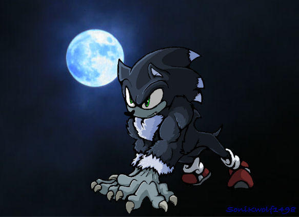 Sonic the werehog by SoniKwolf1498 on DeviantArt