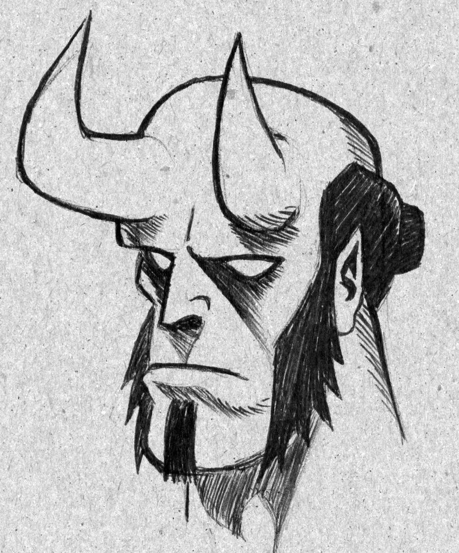 Horned Hellboy