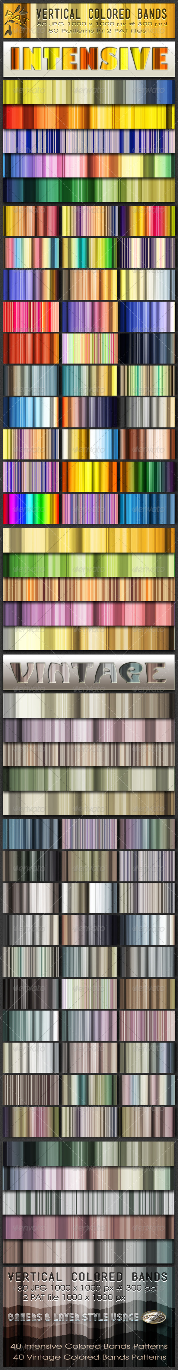 Coloured Pattern Bands Vertical Colored Bands Patterns by AzureRayArt on DeviantArt