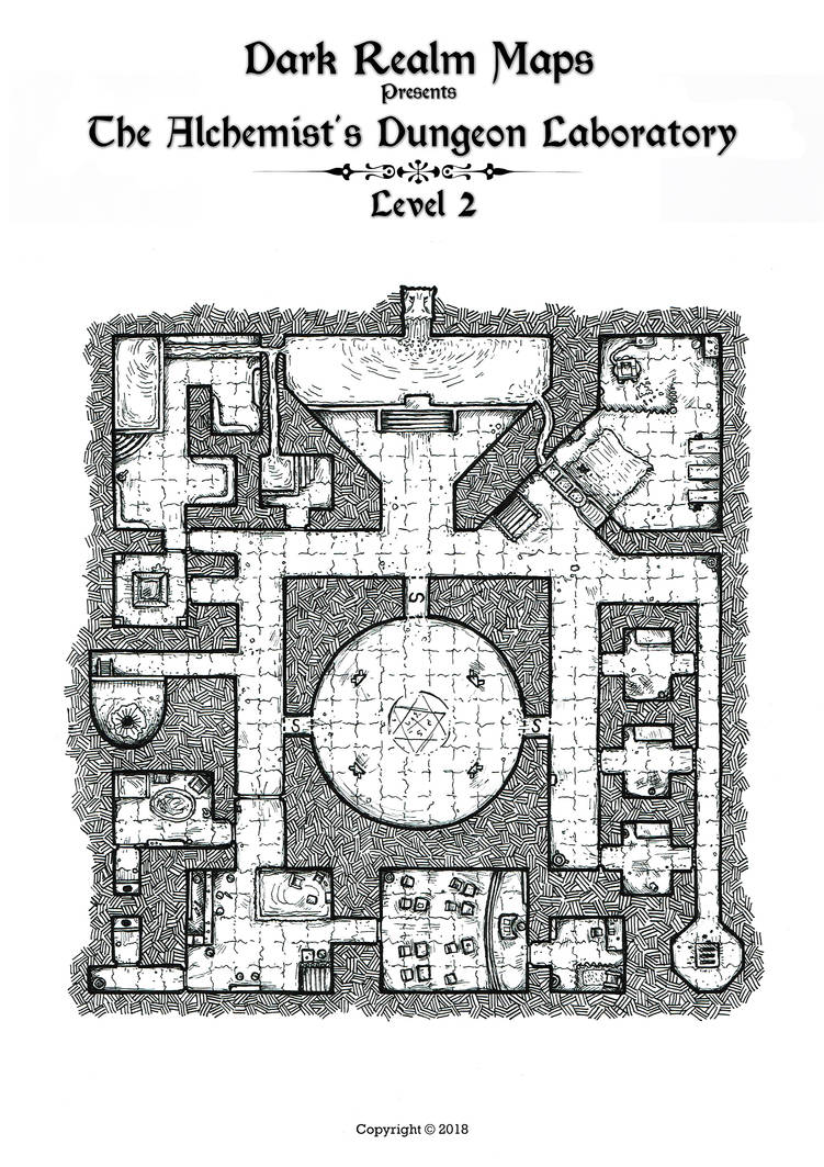 The Alchemist's Dungeon Laboratory by DarkRealmMaps on DeviantArt