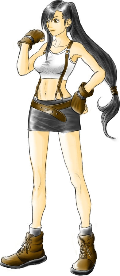 Tifa render by vanirvene on DeviantArt