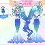 Cure Mermaid Bubble Mode Elegant Settei