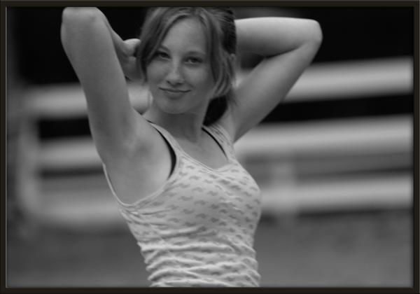 Girl at the Barn