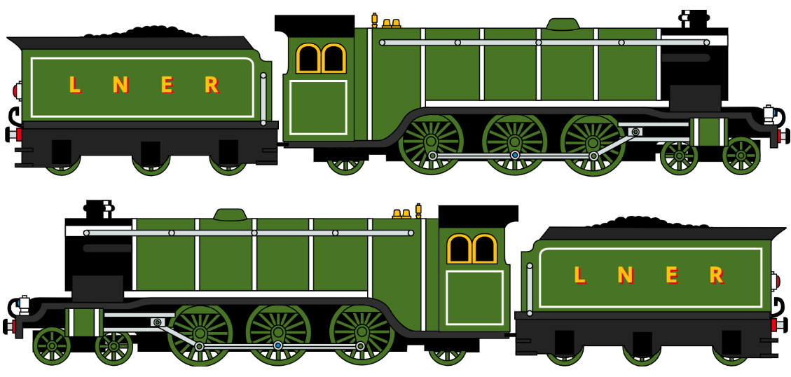 Lner O2 Class Deviantart LNER A2 (NER Class 4-6-2) by XLDLIsCool on DeviantArt