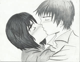 manga couple (kissing)