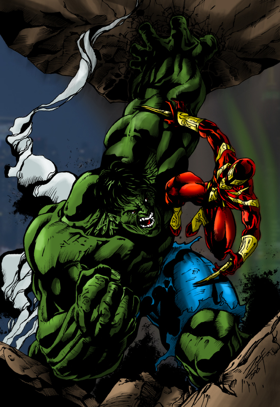 R1lf's Hulk vs. Iron Spiderman