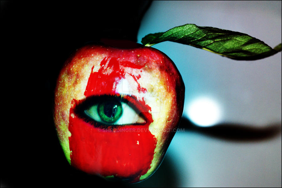 Apple with eye by Shredinger on DeviantArt