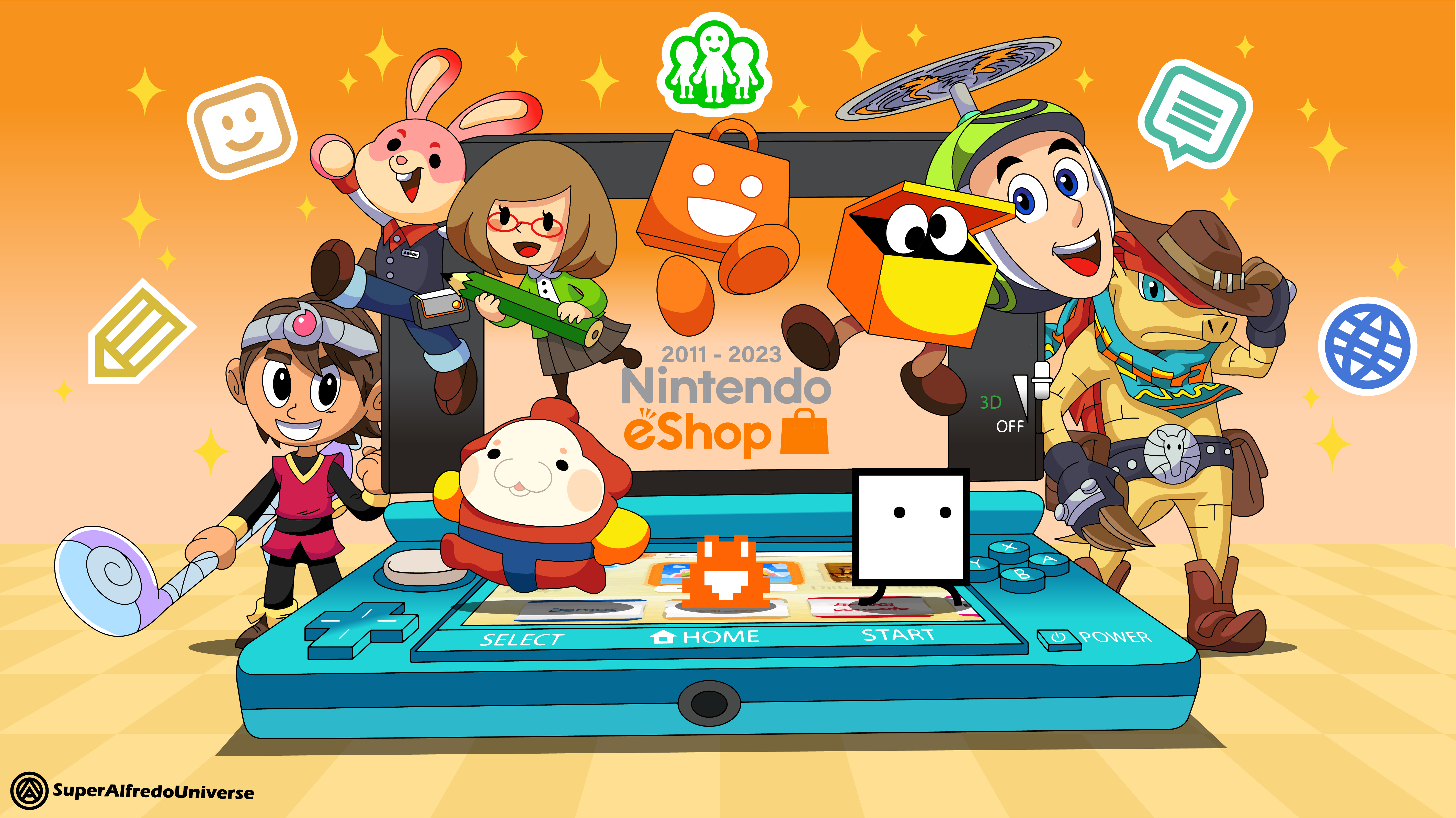 Farewell, eShop for 3DS and Wii U by VixDojoFox on DeviantArt