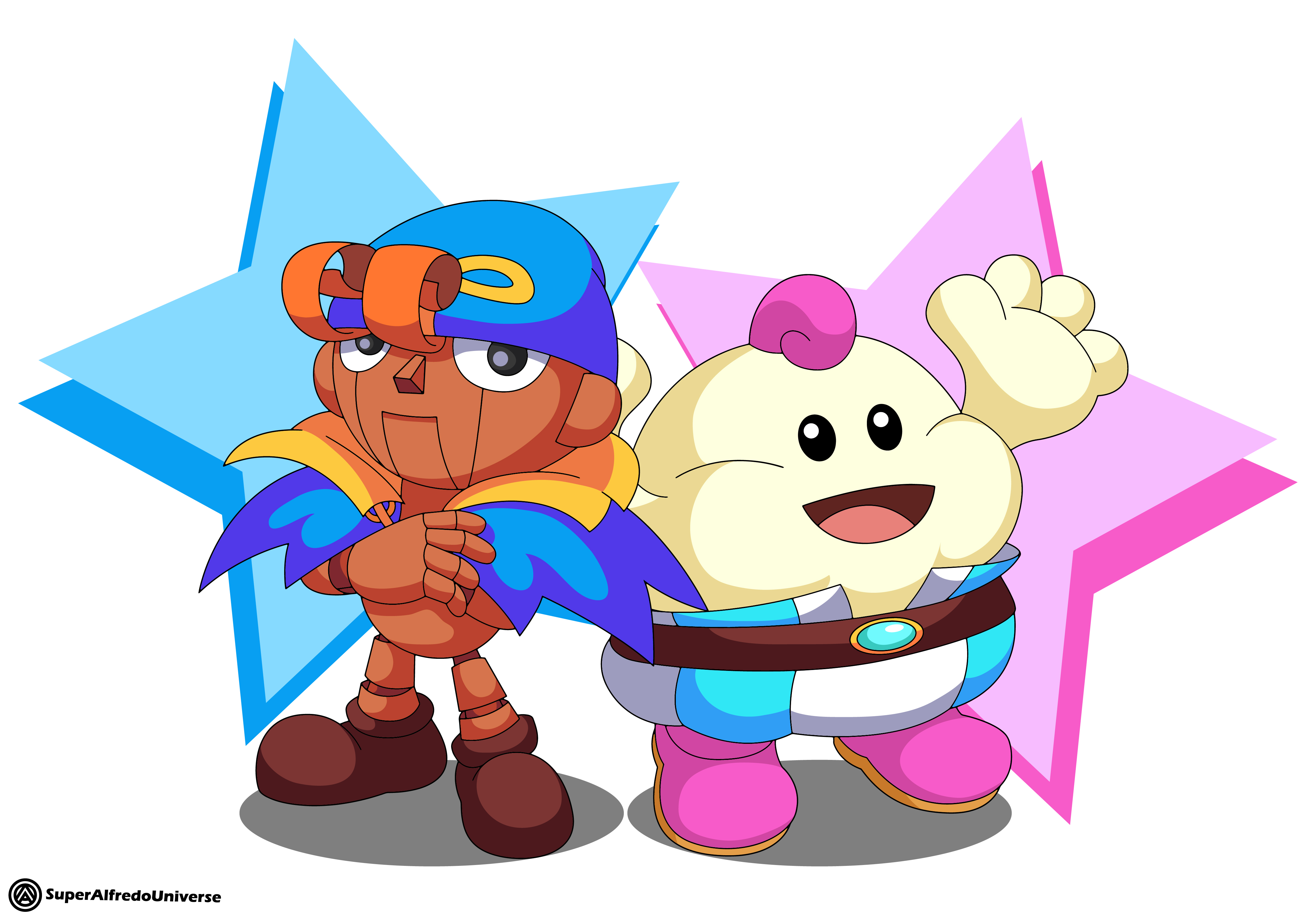 Geno and Mallow by SuperAlfredoUniverse on DeviantArt