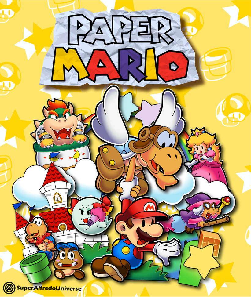 Paper Mario Anything Paper Mario by SuperAlfredoUniverse on DeviantArt