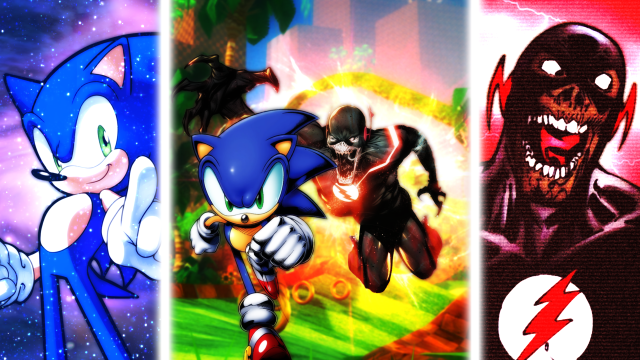 Race Against Death | Archie Sonic vs Black Flash by KaijuConvoy on
