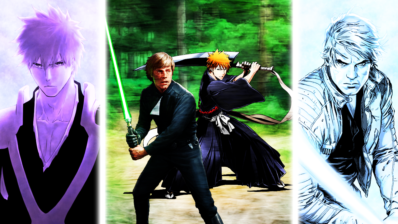 Ichigo vs Yusuke by Fillip634 on DeviantArt